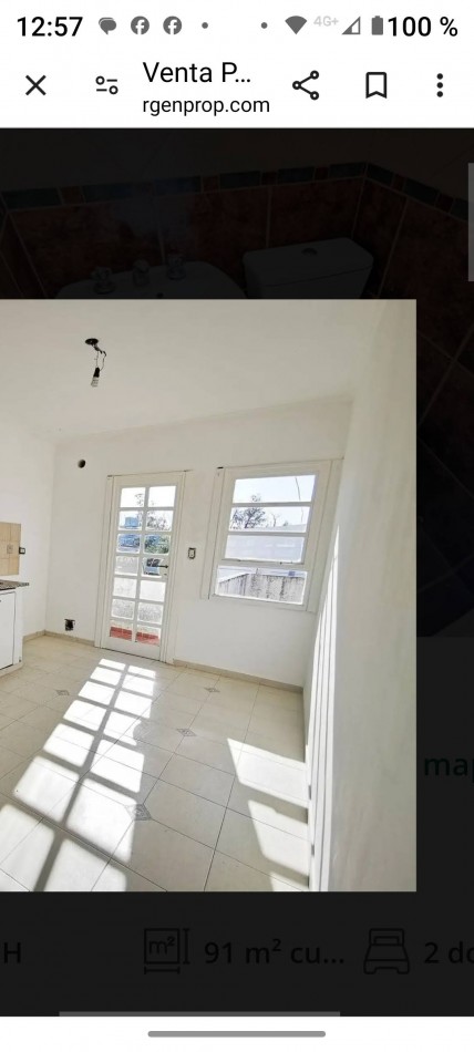 34 E/ 28 Y 29 - DEPARTAMENTO EN PLANTA ALTA - LA PLATA